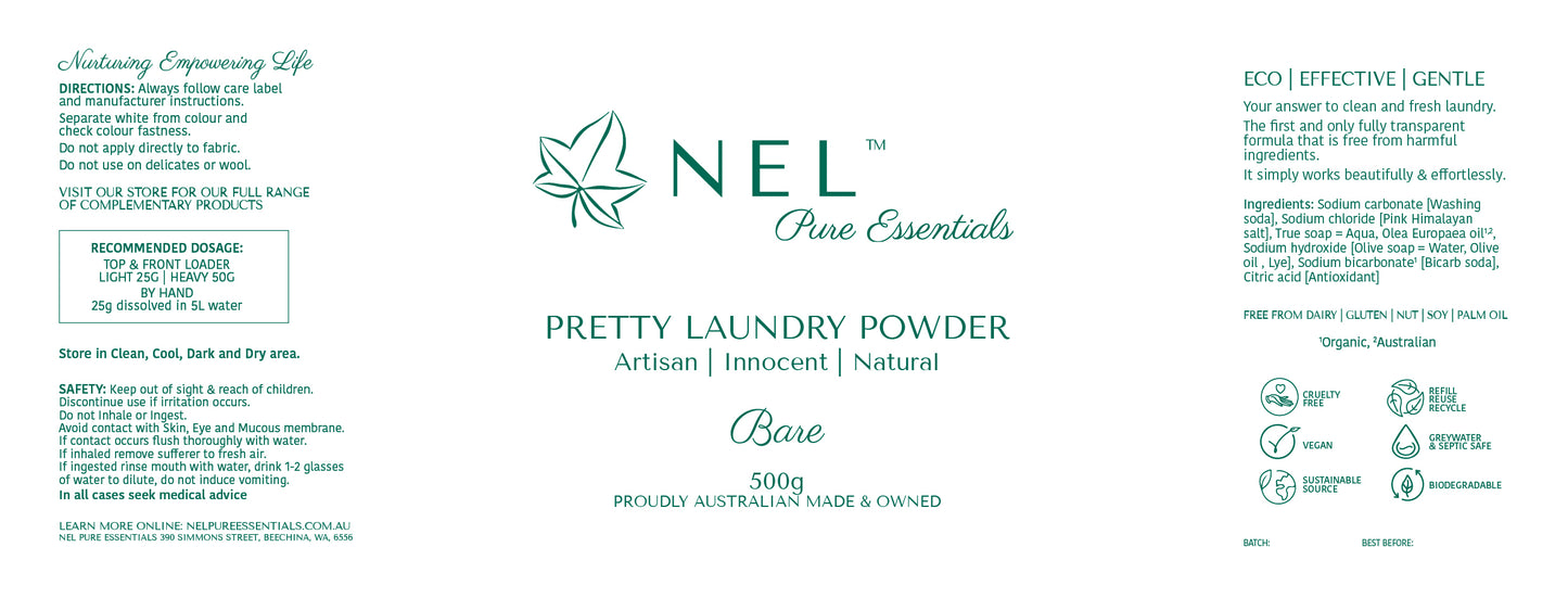 Pretty Laundry Powder Bare