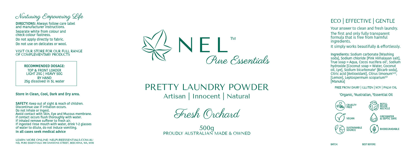 Pretty Laundry Powder Fresh Orchard